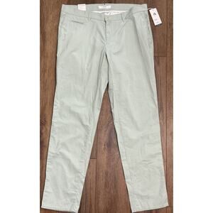 New BRAX Fabio Chino Pants 36 X 32 Green Micro Print Cotton Slim Fit Mint $198